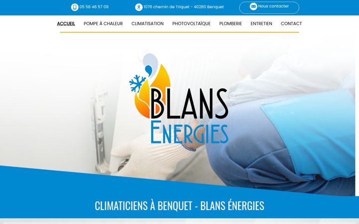 Screenshot of blans-energies.fr