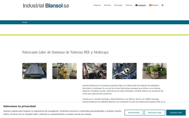 Capture d'écran de blansol.es