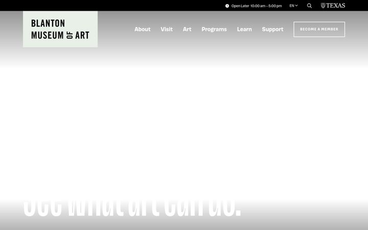 Screenshot of blantonmuseum.org