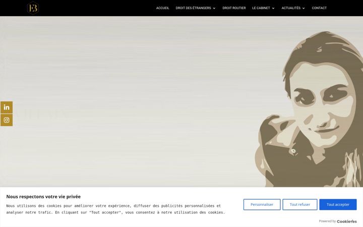 Screenshot of blanvillain-avocat.fr