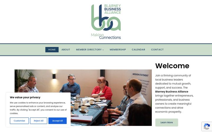 Képernyőkép: blarneybusinessalliance.com