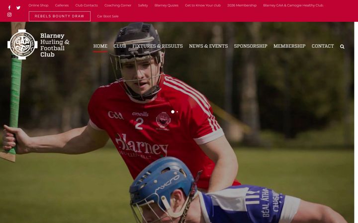 Képernyőkép: blarneygaa.ie