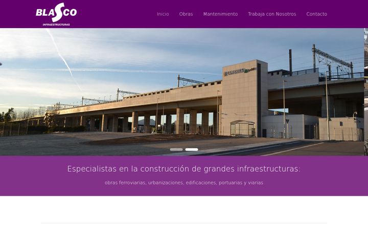 Ekraanipilt saidist blascogrupo.com
