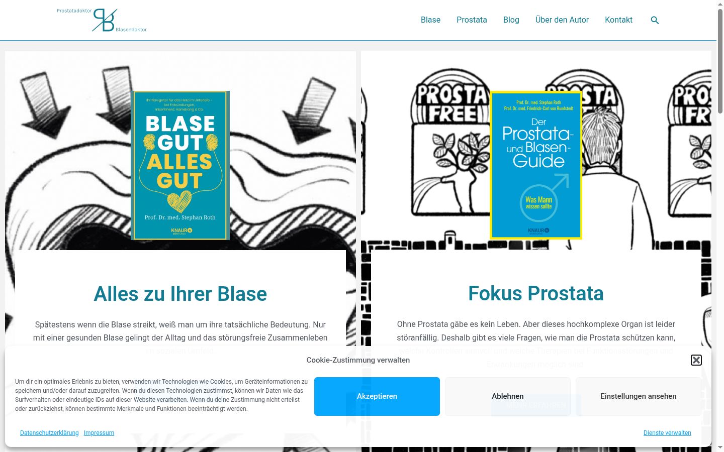 Capture d'écran de la bannière de consentement affichée avant toute interaction