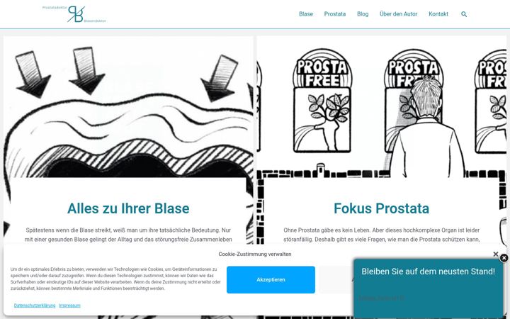 Screenshot of blasendoktor.de