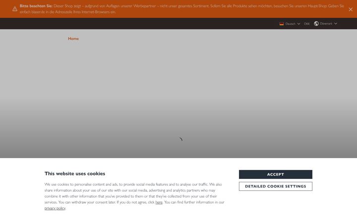Screenshot of blaser-store.com