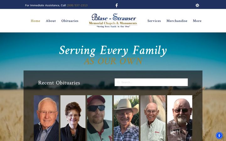 Screenshot of blasestrauser.com