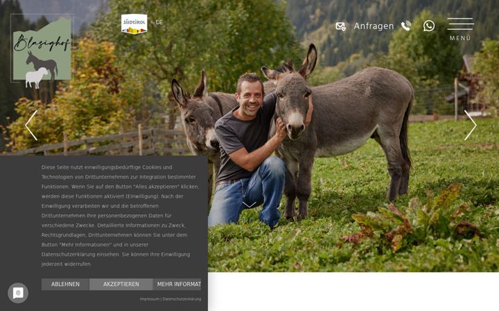 Screenshot of blasighof.eu
