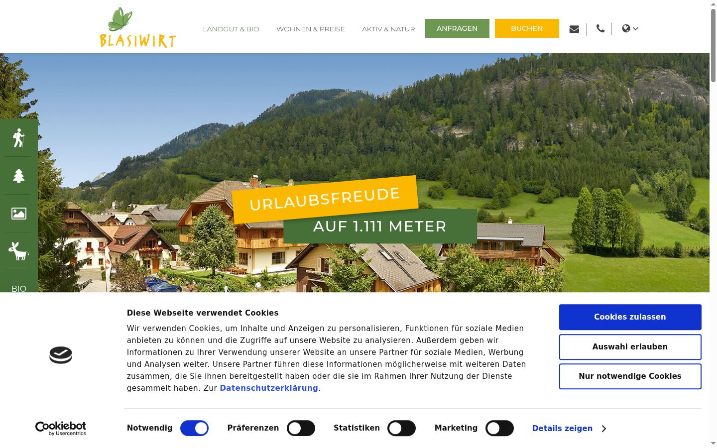 Snímka obrazovky banera súhlasu zobrazeného pred akoukoľvek interakciou