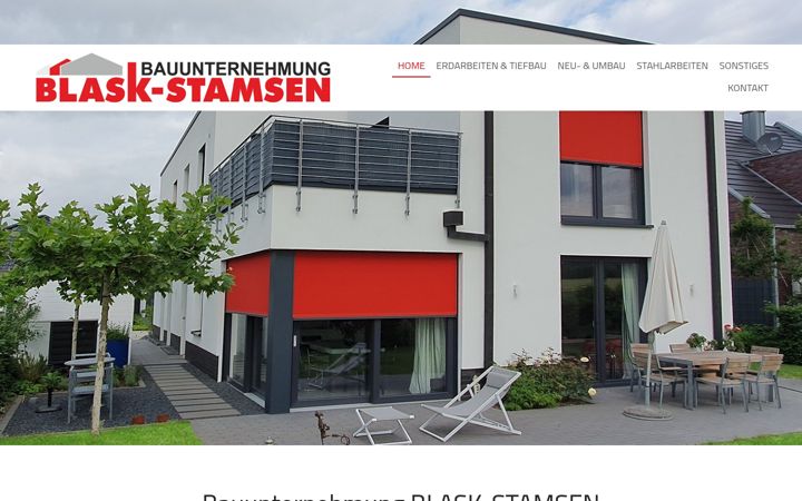 Screenshot of blask-stamsen.de