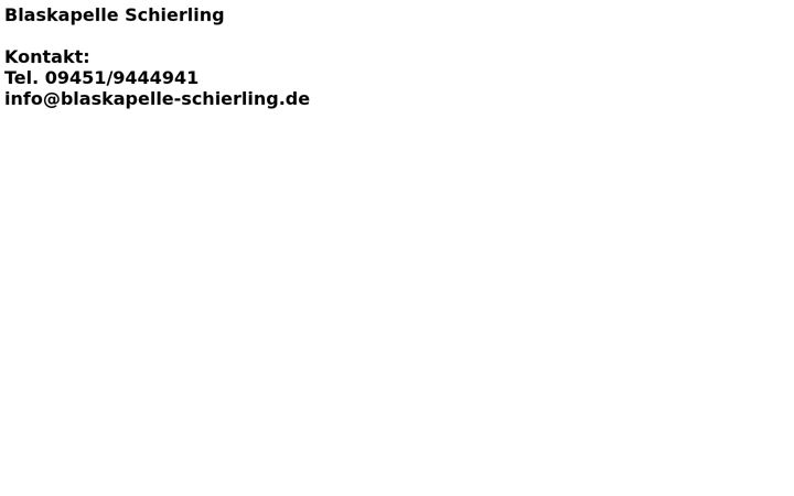 Screenshot of blaskapelle-schierling.de