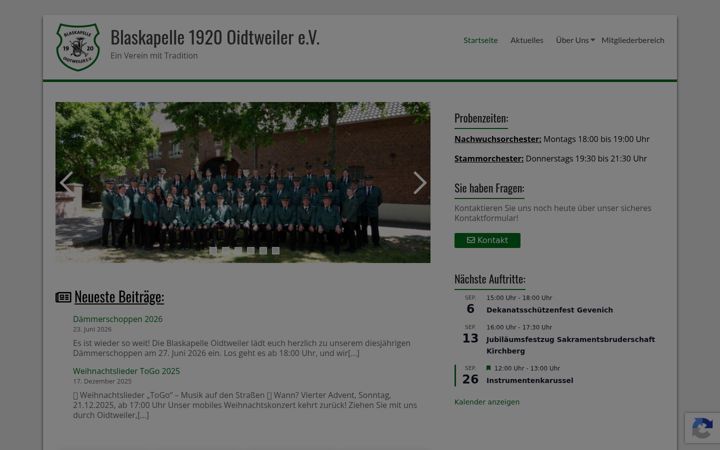 Screenshot van blaskapelleoidtweiler.de