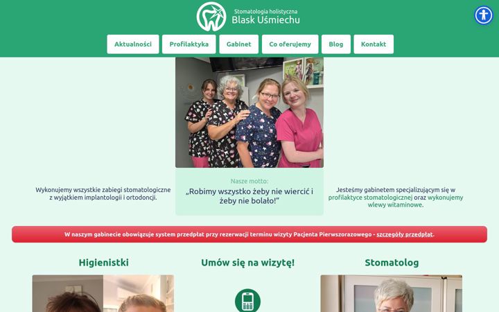 Screenshot of blaskusmiechu.pl