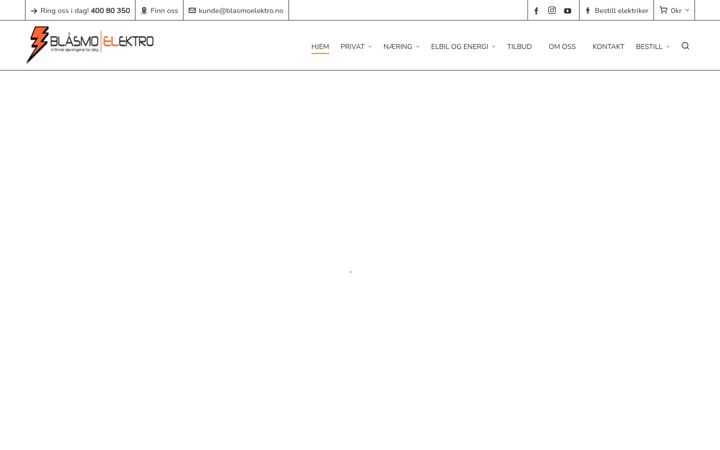Screenshot van blasmoelektro.no