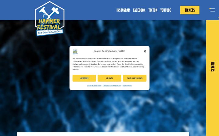Screenshot van blasmusikfest.eu