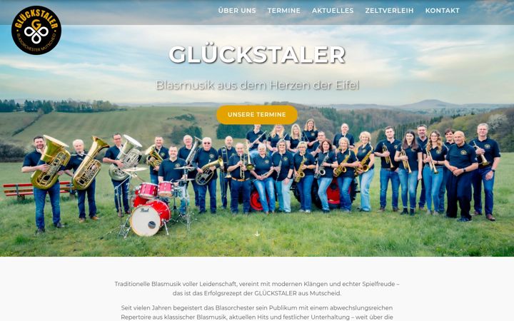 Screenshot of blasorchester-mutscheid.de