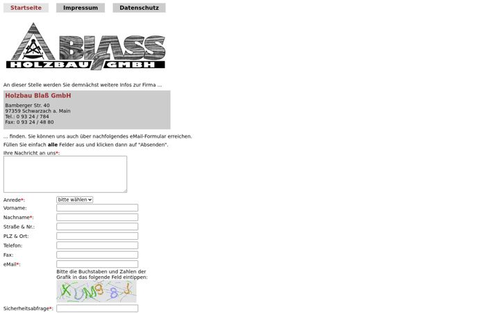 Screenshot of blass-holzbau.de