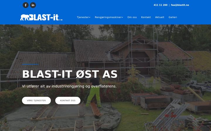 Skærmbillede af blastit.no