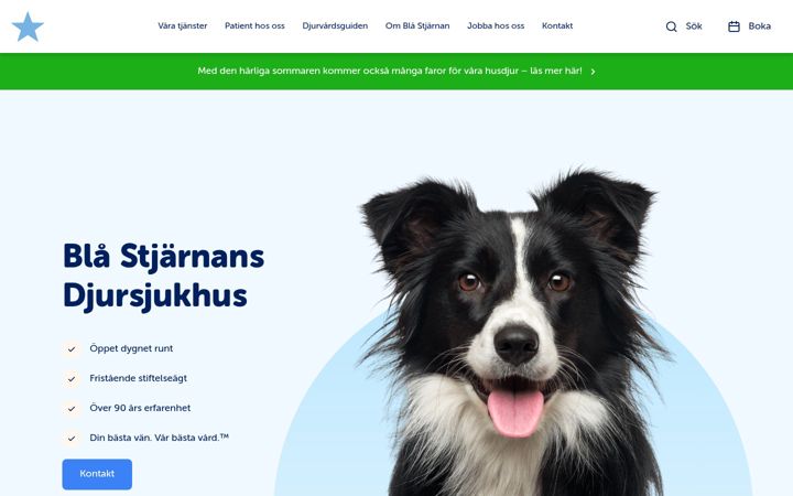 Screenshot of blastjarnan.se