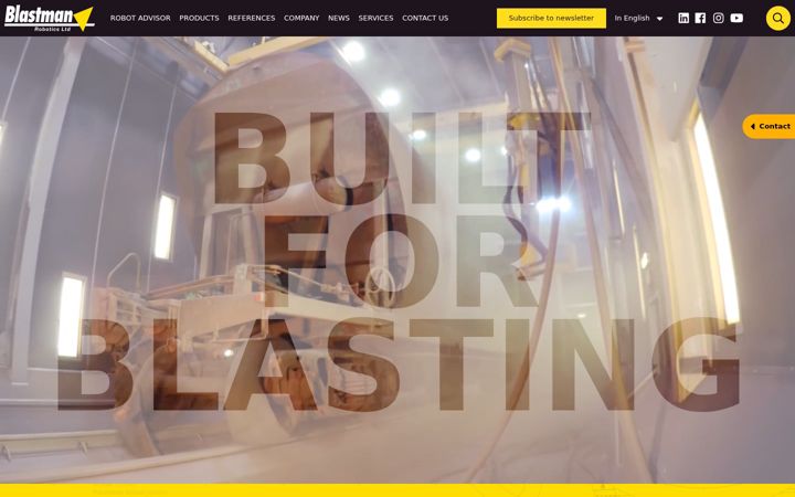 Screenshot of blastman.com