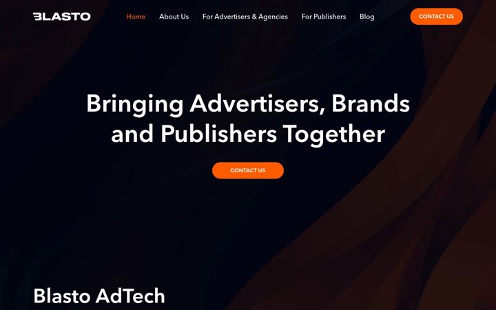 Screenshot of blasto.ai