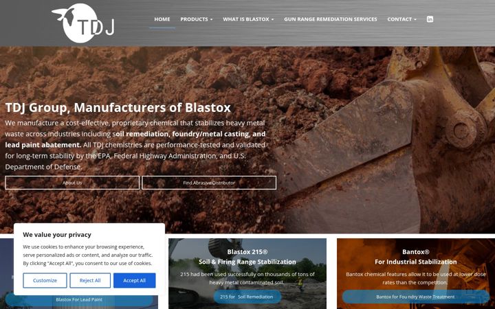 Екранна снимка на blastox.com