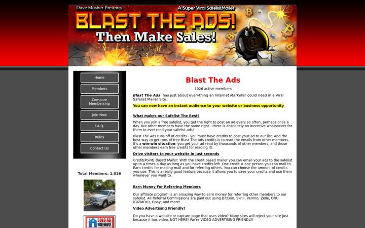 Screenshot of blasttheads.com