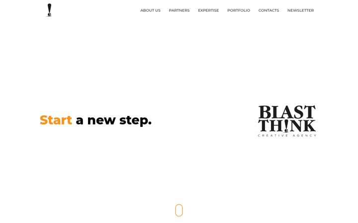 Screenshot of blastthink.com