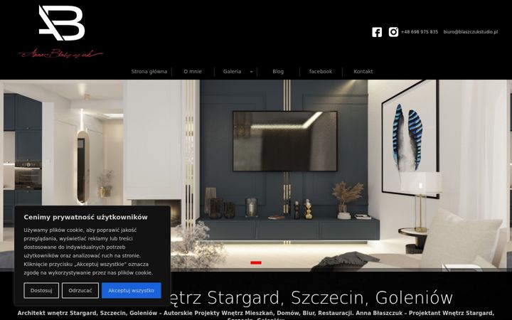 Screenshot of blaszczukanna.pl