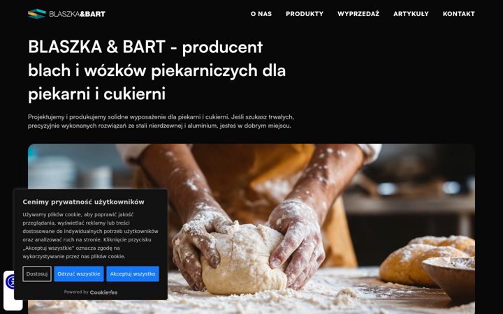 Screenshot of blaszka.net.pl