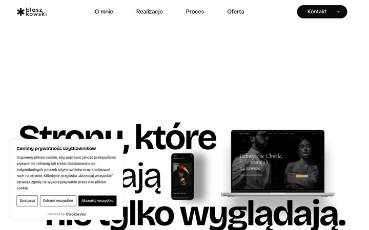 Screenshot of blaszkowskiprzemyslaw.pl