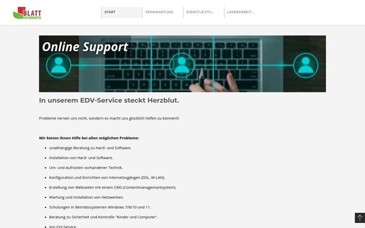 Screenshot of blatt-informatik.de