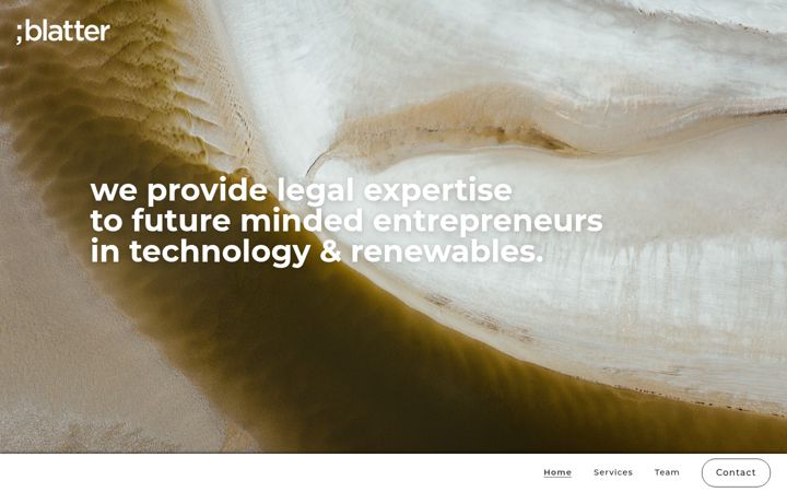 Screenshot of blatterlegal.com