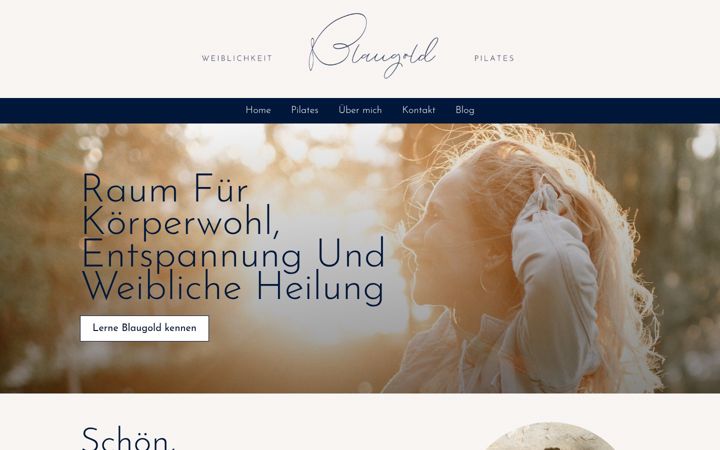 Screenshot di blau-gold.de