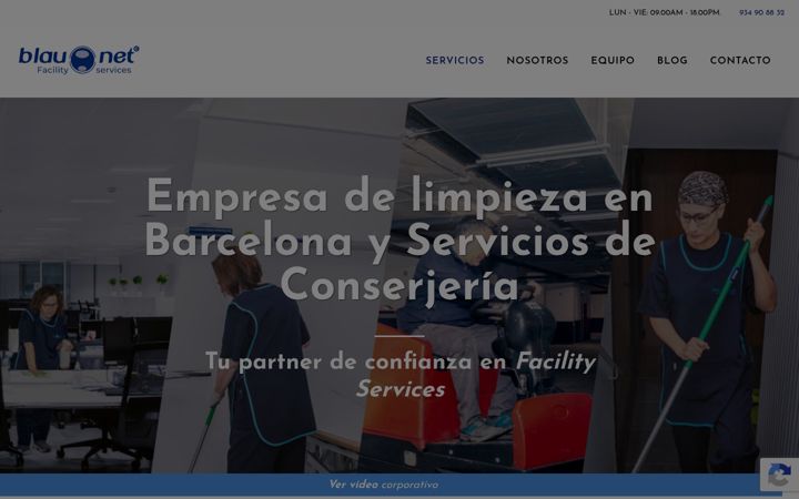 Screenshot of blau-net.com