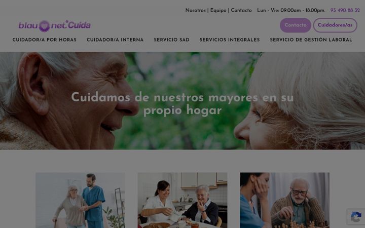 Screenshot of blau-netcuida.com