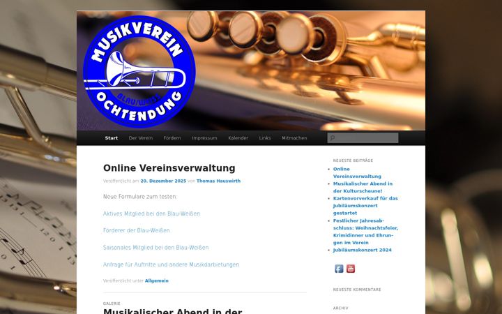Screenshot of blau-weiss-ochtendung.de