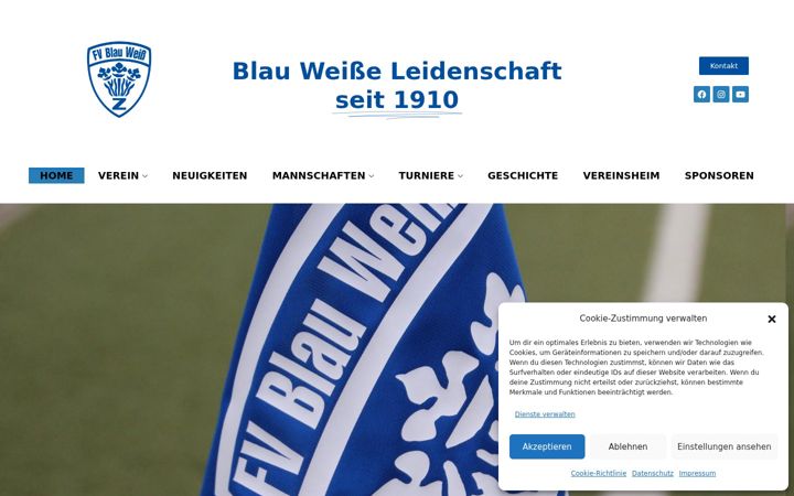 Screenshot of blau-weiss-zschachwitz.de