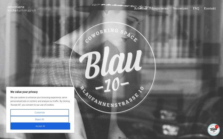 Ekrānuzņēmums no blau10.ch