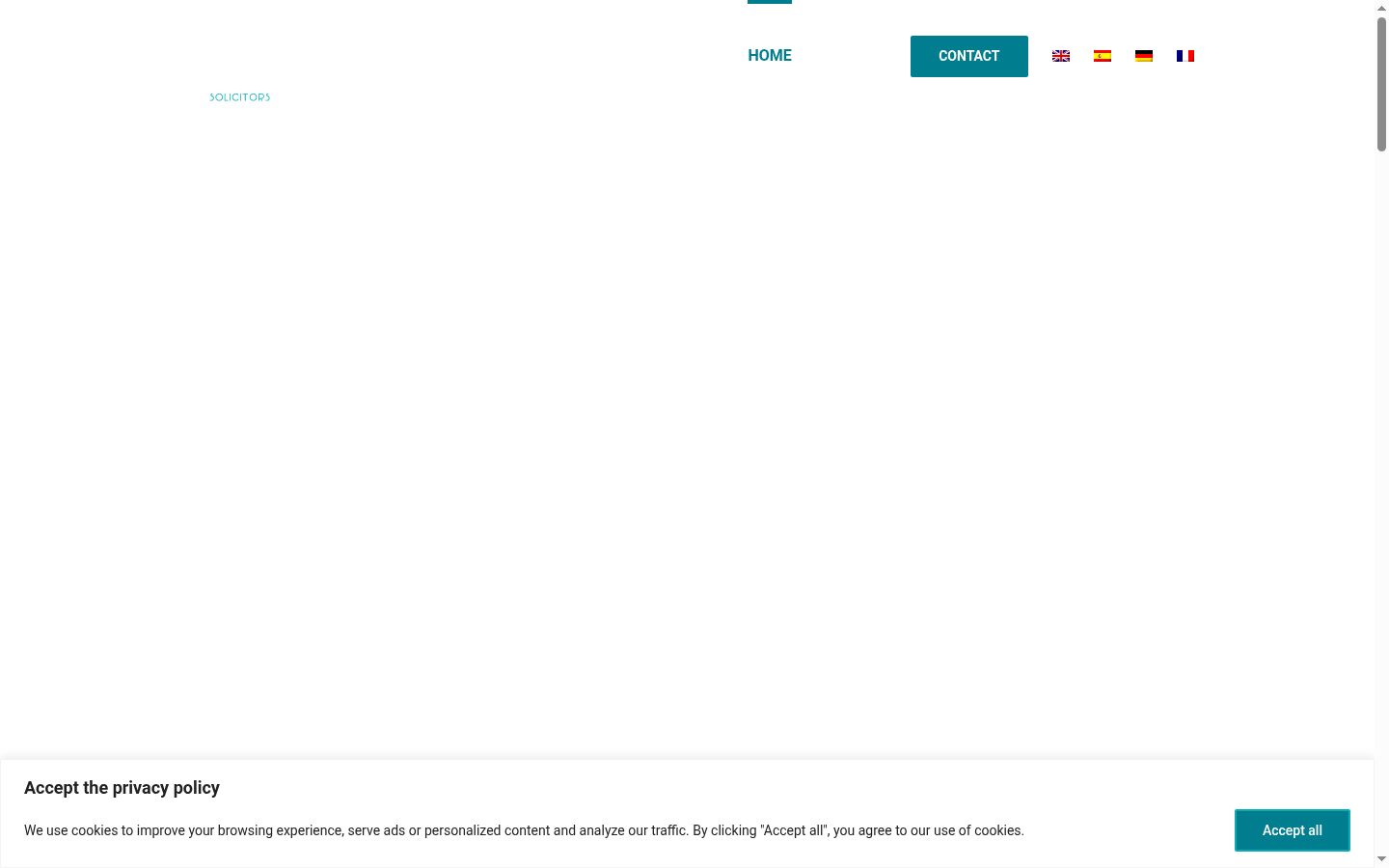 Screenshot van de toestemmingsbanner zoals getoond vóór enige interactie