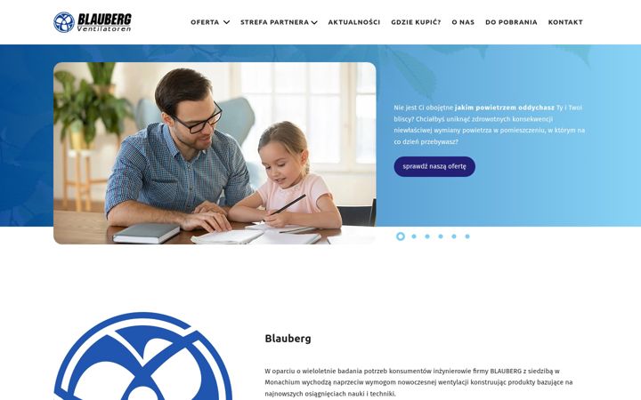 Ekrānuzņēmums no blauberg.pl
