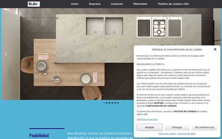 Screenshot of blaubusiness.com