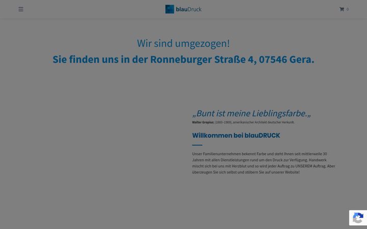 Zrzut ekranu blaudruck.com