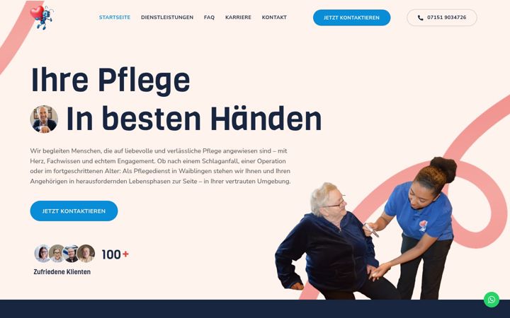 Screenshot of blaueameise.de