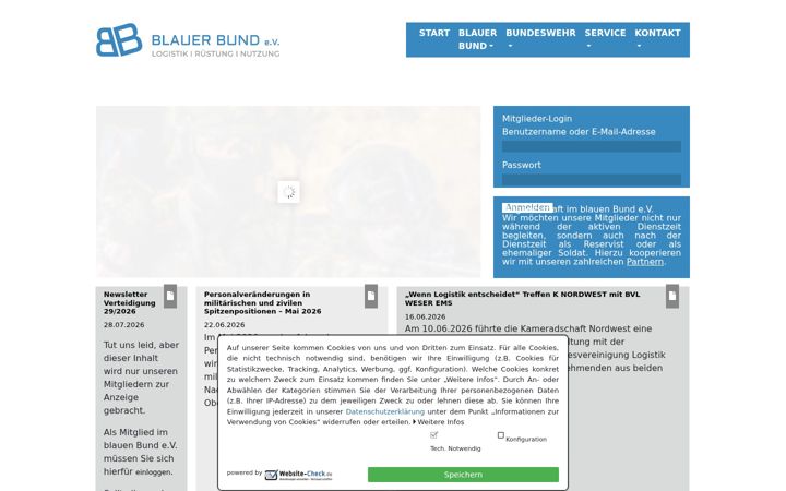 Screenshot of blauer-bund.de