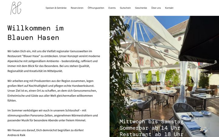 Screenshot of blauer-hase.de