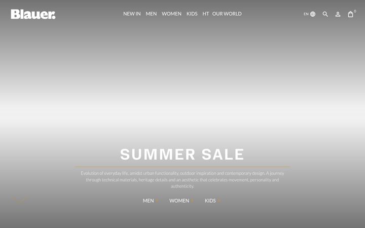 Screenshot of blauerusa.com