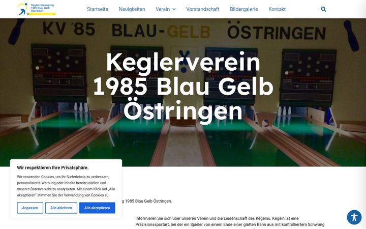 Screenshot of blaugelb-oestringen.de
