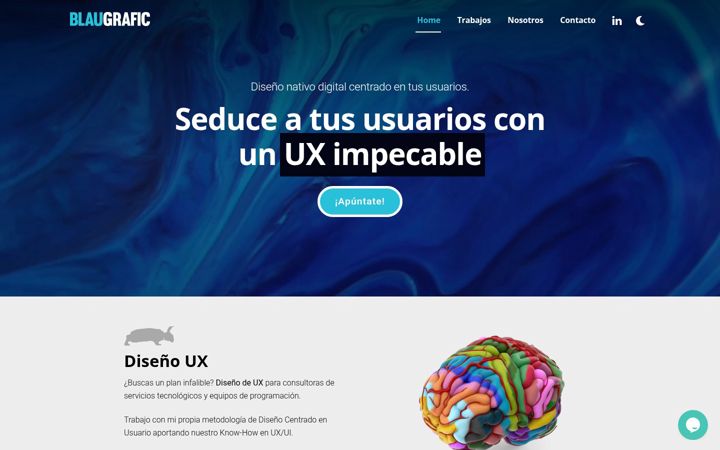 Screenshot of blaugrafic.com