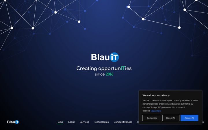 Képernyőkép: blauit.com